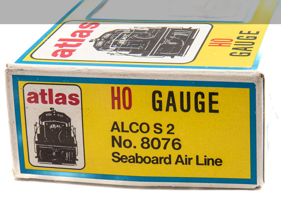 Atlas HO #1429 ALCO S2 #8076 SEABOARD AIR LINE DIESEL SWITCHER LOCO ENGINE