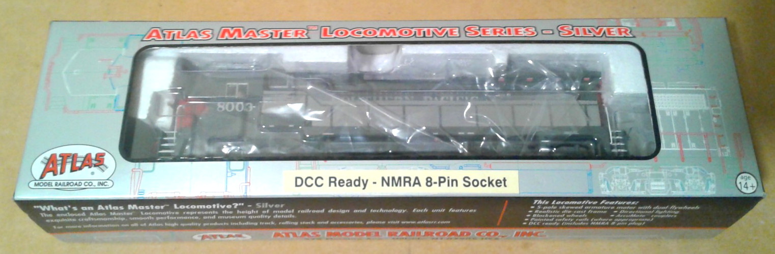 HO SCALE ATLAS GE B39-8 SOUTHERN PACIFIC SP #8003 7289