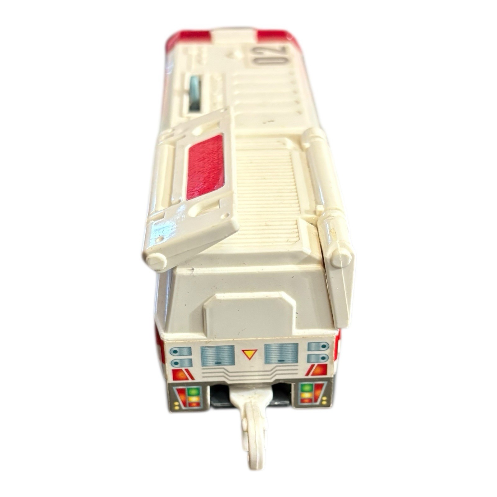 TOMY Plarail Hyper Guardian Ambu-Liner HGS-04 Train Car 2008 White Red Untested