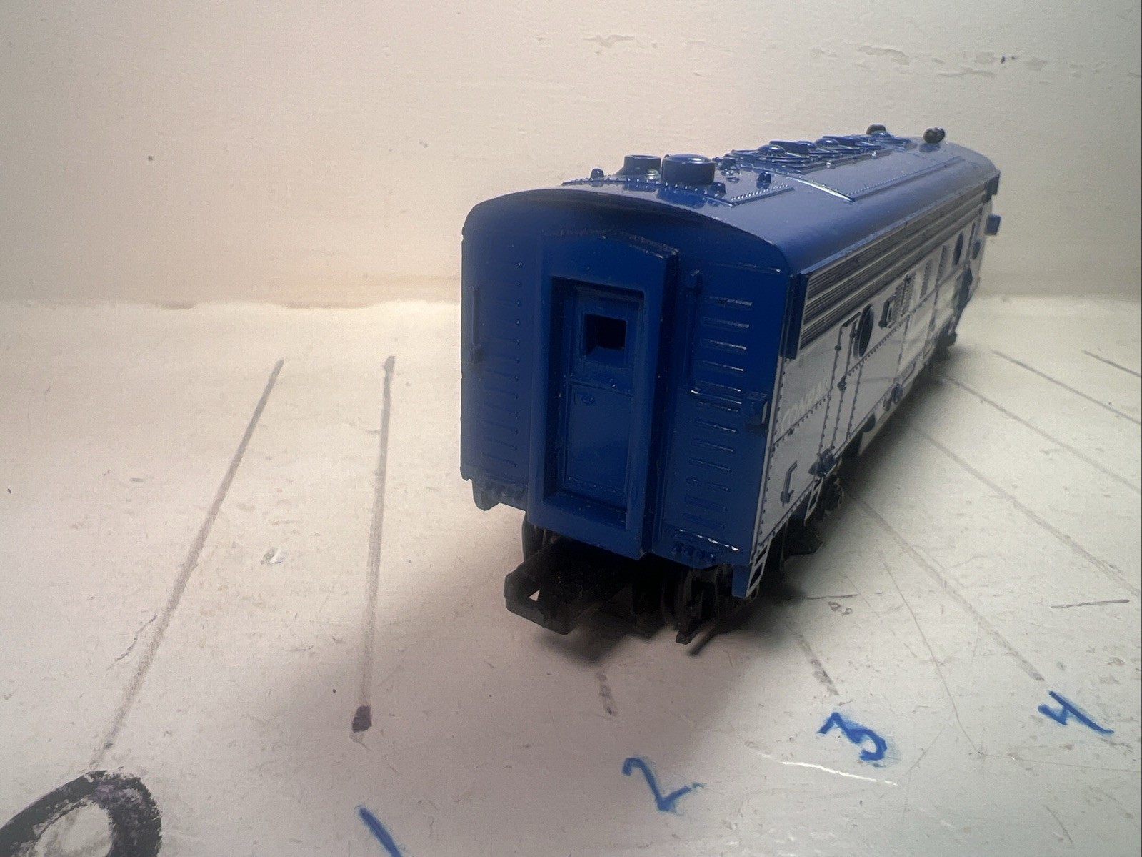 HO Scale Conrail 1639 F7 Diesel Locomotive Life-Like Tested Runs