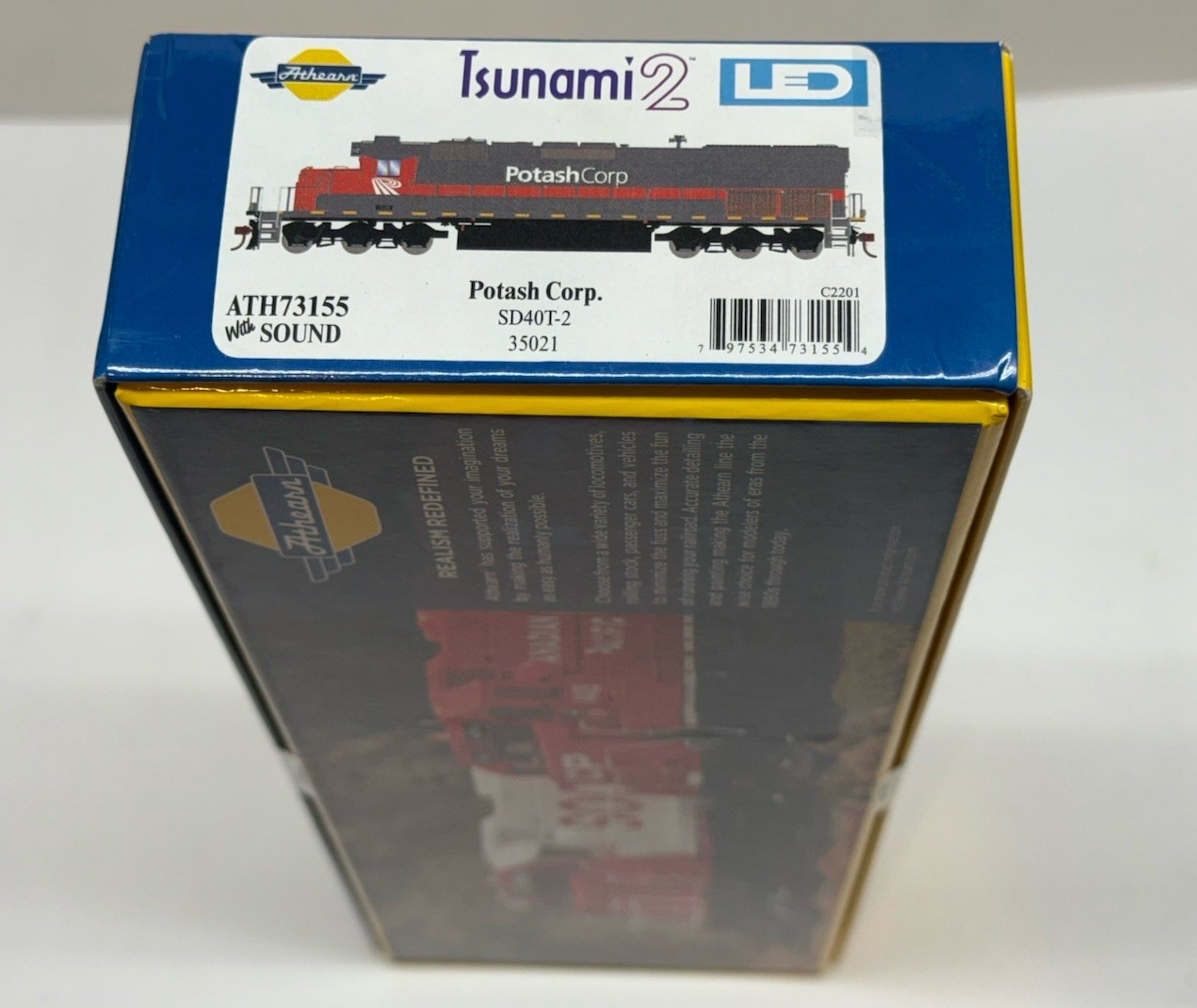 Ho Scale Athearn Potash Corp SD40T-2 35021 W/DCC &Sound CN CP CPKC – ATH73155