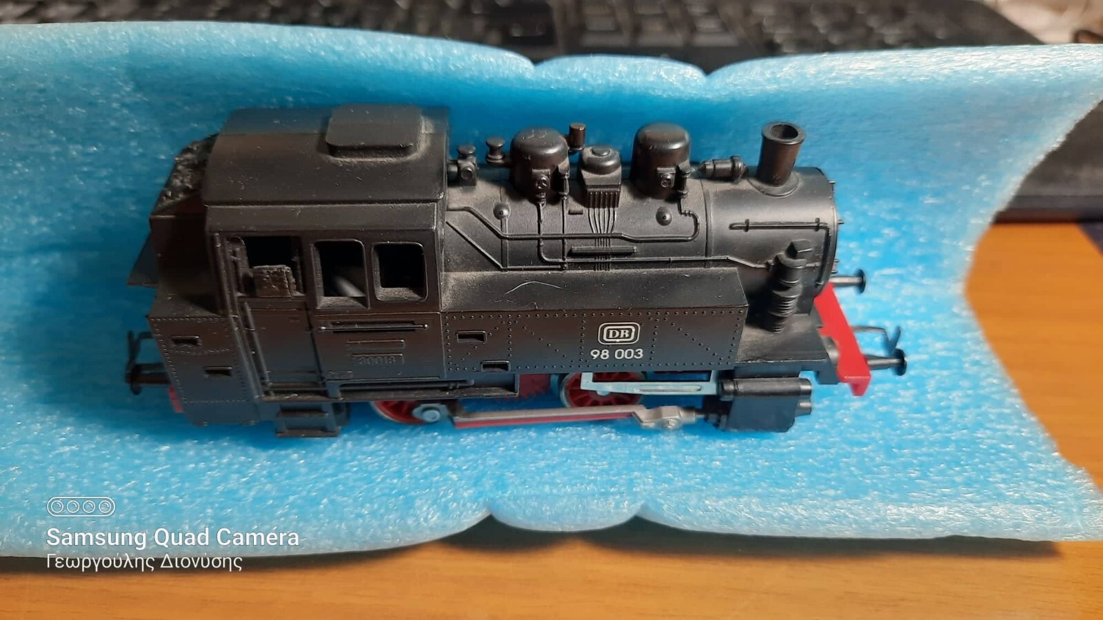 PIKO 50500 BR 98 003 Locomotive in Steam DB Black Frame Red Ep. III