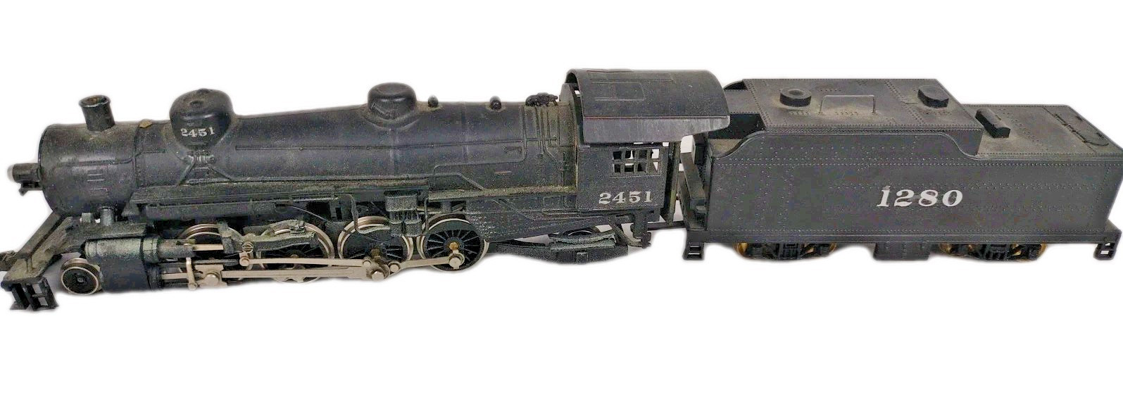 HO Scale Mehano ATSF Santa Fe? 2-8-2 Steam Locomotive #2481 Yugoslavia Made