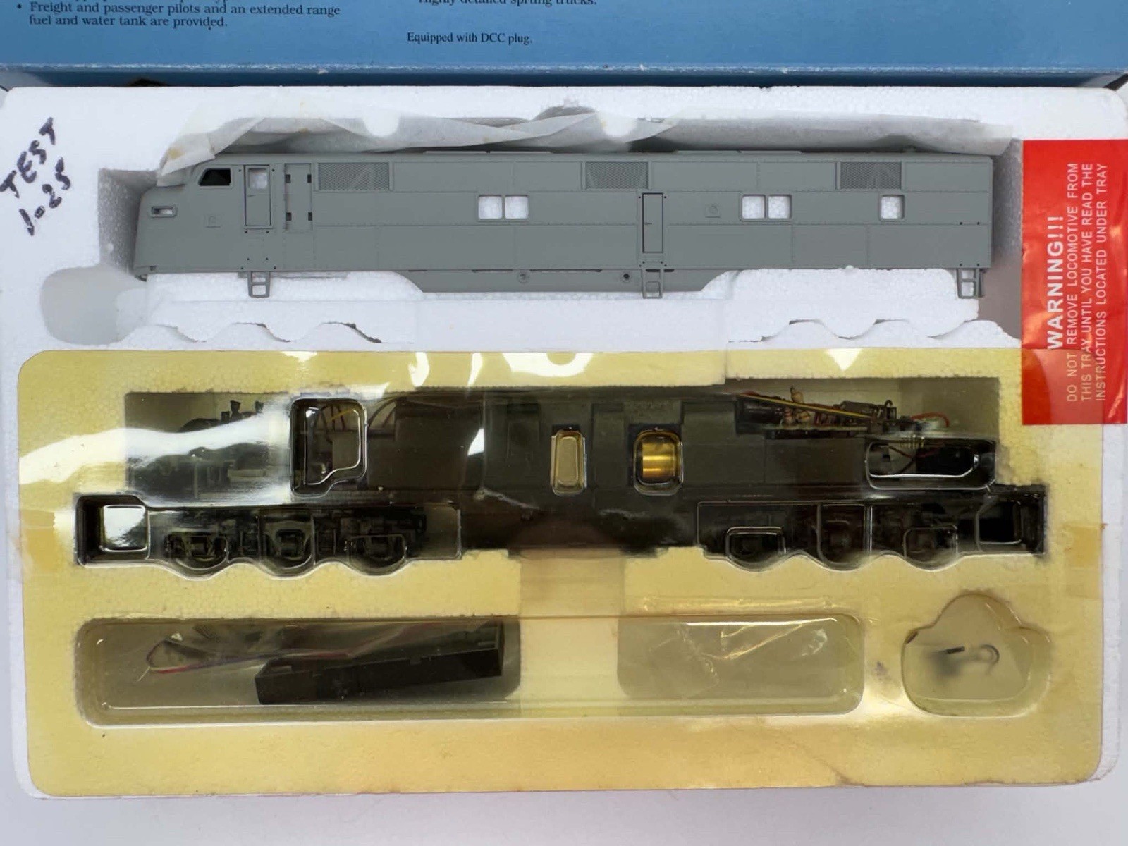 Proto 2000 HO Scale Undecorated A-Unit EMD E7 Diesel Locomotive #21072 DCC Ready
