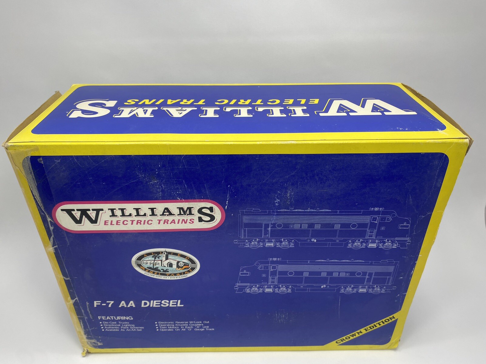 Williams O Scale Pennsylvania Rail Road PRR F7 Tuscan Red #4307 9873 9682 NOS