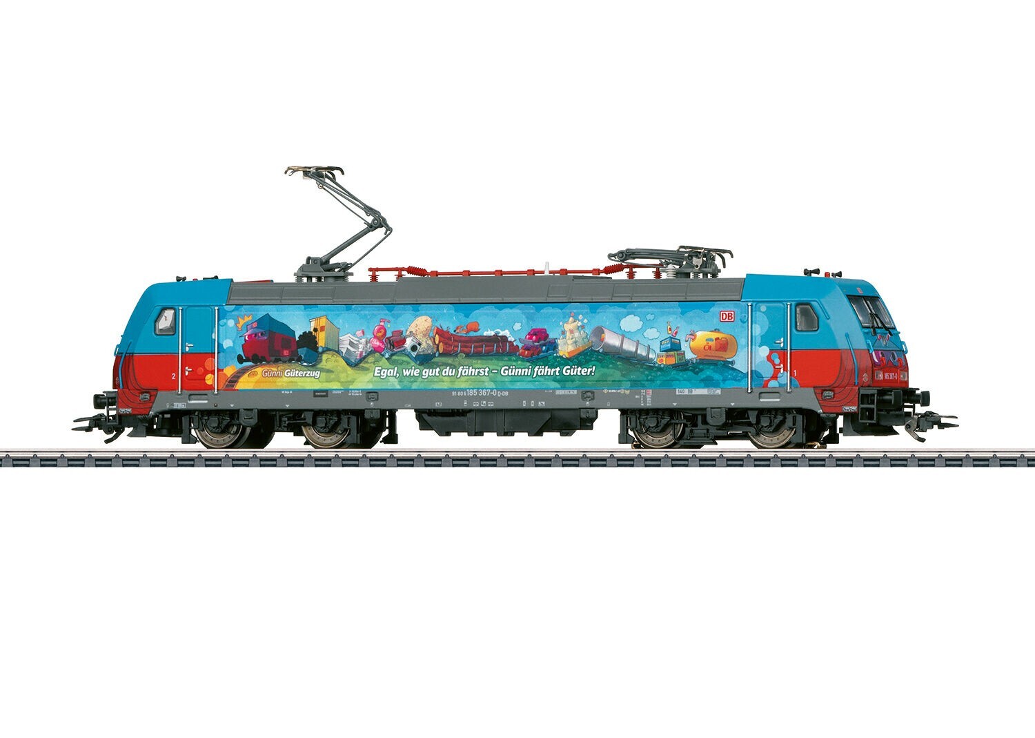 Trix 25367 Electric Locomotive BR 185 Günni Ep VI Sound New OVP 1:87