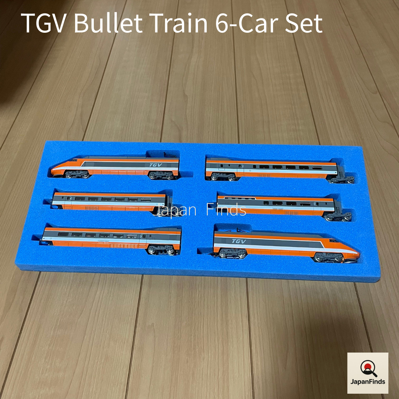 KATO N Scale TGV S14701 SNCF French Bullet Train 6-Car Set Lights Work