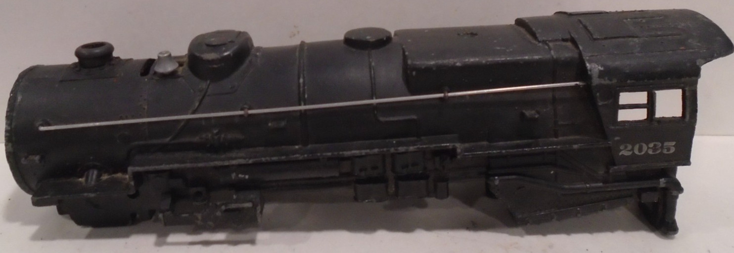 VINTAGE LIONEL #2025 O GAUGE STEAM ENGINE BOILER SHELL VERY GOOD CONDITION