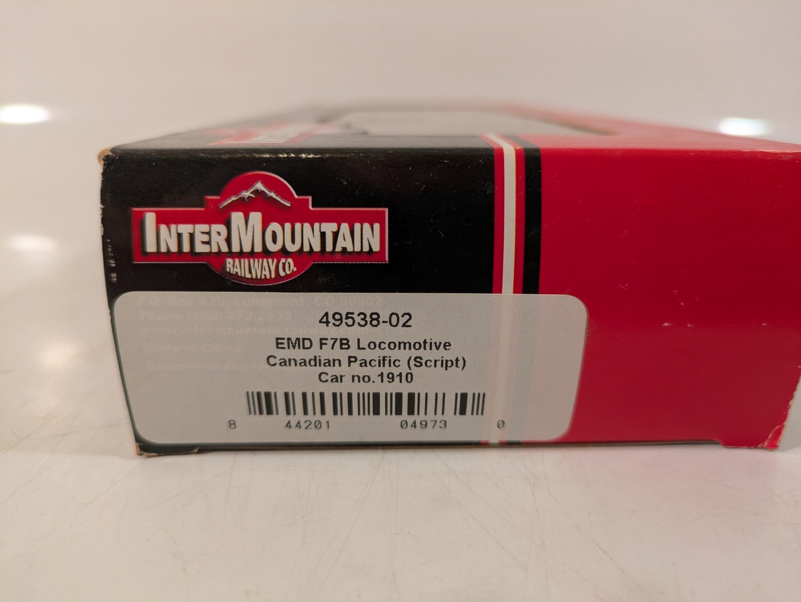 HO EMD F7B CP Canadian Pacific DCC Rdy NIB NOS # 49538-02