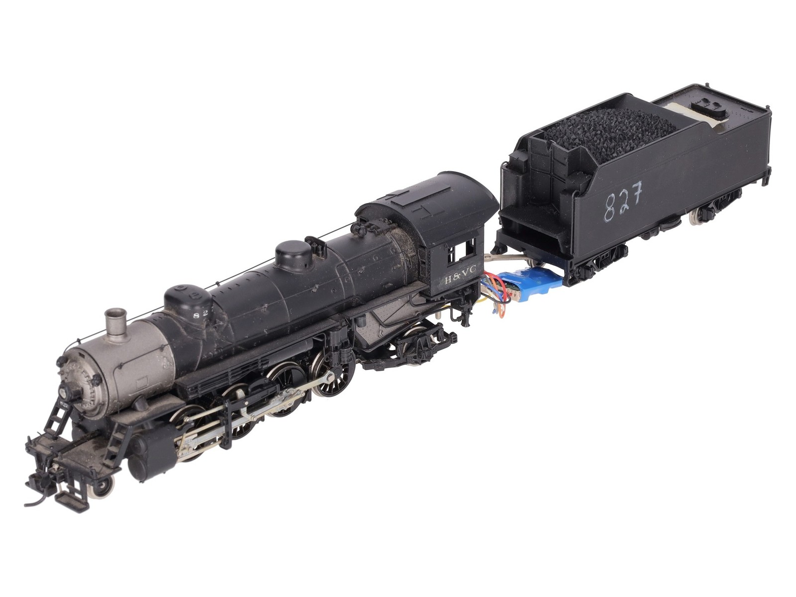 Athearn G9001 HO Scale H&VC USRA 2-8-2 Mikado Steam Locomotive & Tender – Custom