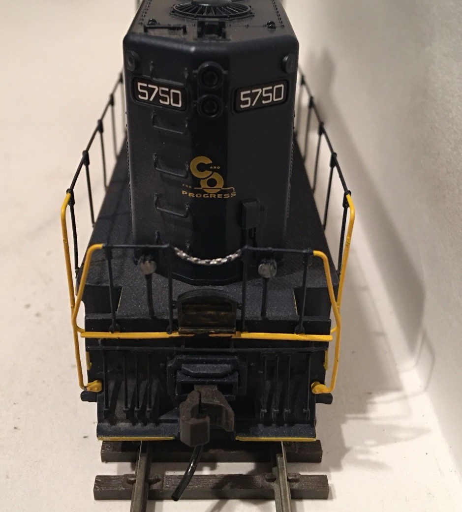 HO Atlas Classic 8356 Chesapeake Ohio GP7 Diesel Locomotive C&O #5750 WEATHERED