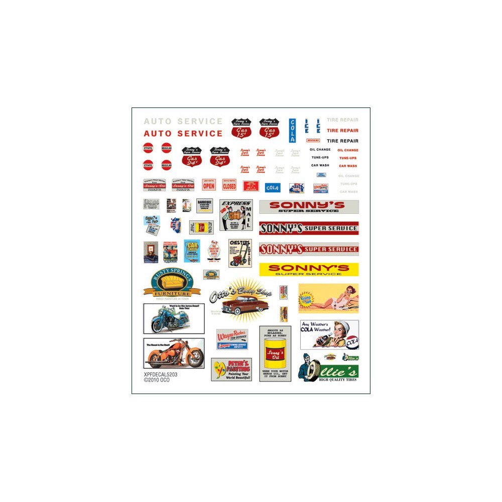 Woodland Scenics N KIT Sonny’s Super Service WOOPF5203 N Buildings