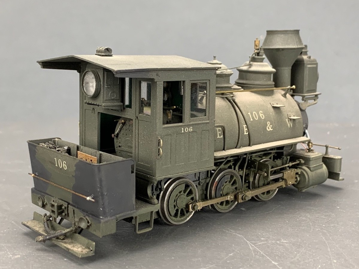 On3 Kemtron Brass 0-6-0T Class 48 Steam Locomotive EB&W #106 JER O3406