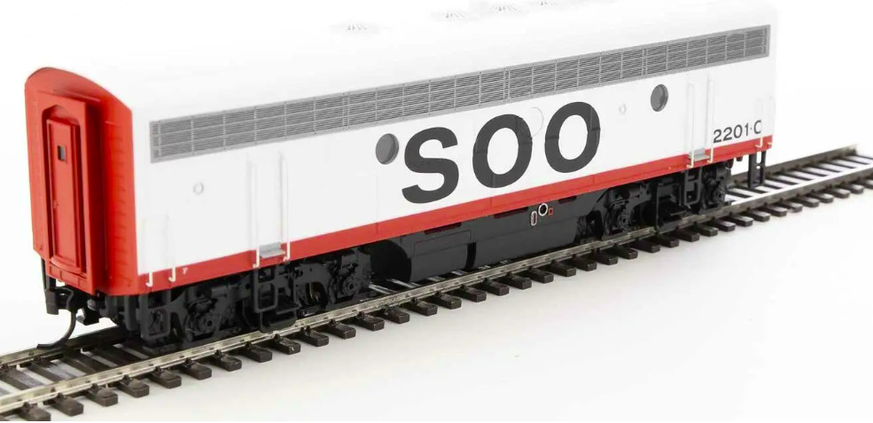Walthers HO Scale EMD F7A-B Set (DCC/ESU Sound) Soo Line #212A/2201C NIB NEW