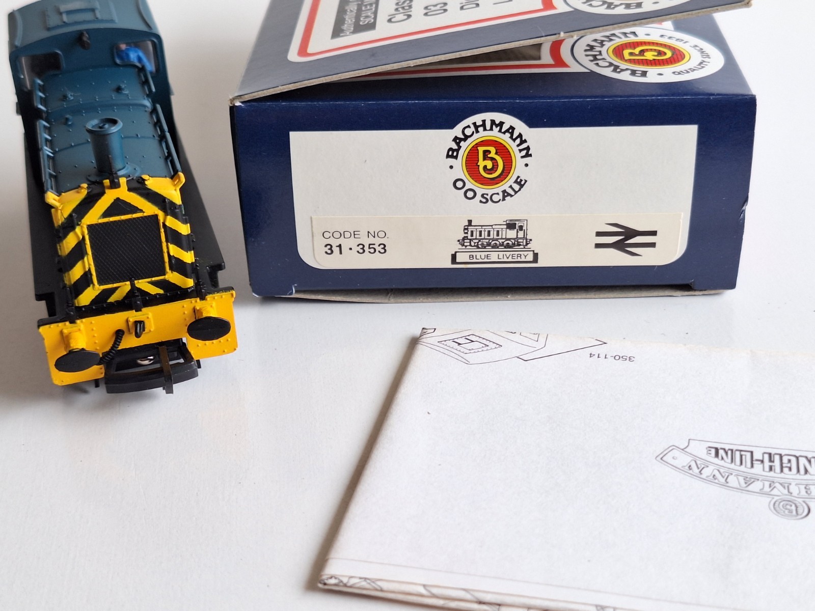 Bachmann 31353, 03 Diesel Loco.New Old Stock.Mint Cond. 2 Rail DC Boxed.OO Scale