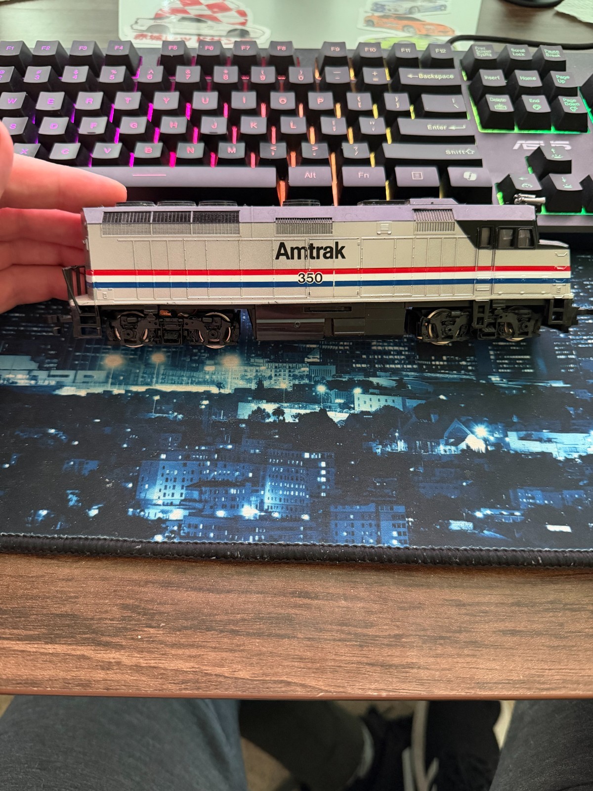Amtrak Bachmann HO Scale EMD F40PH Model Locomotive