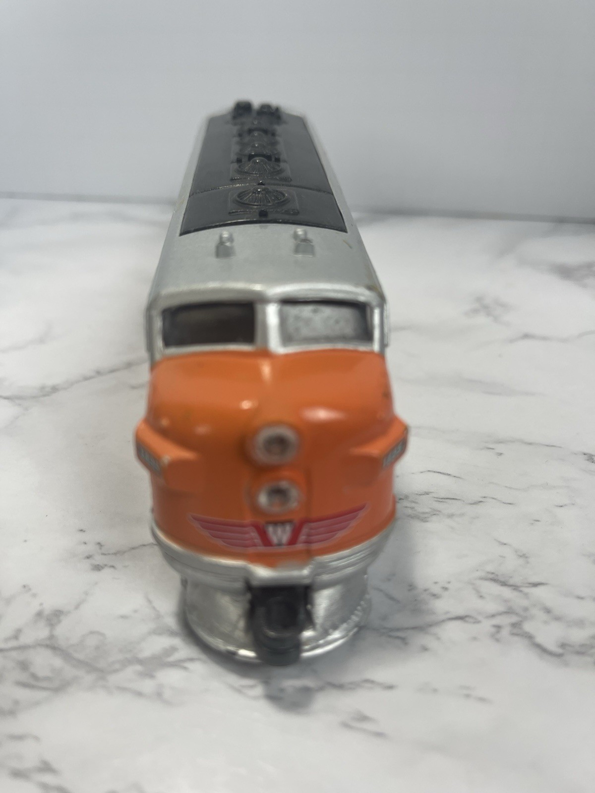 Western Line Diesel Train Locomotive Orange Silver F-Unit Engine