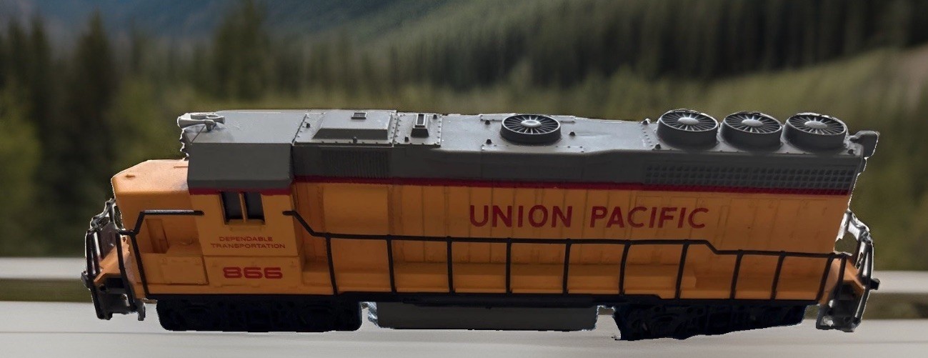 Bachman GP40 Union Pacific Locomotive Powered