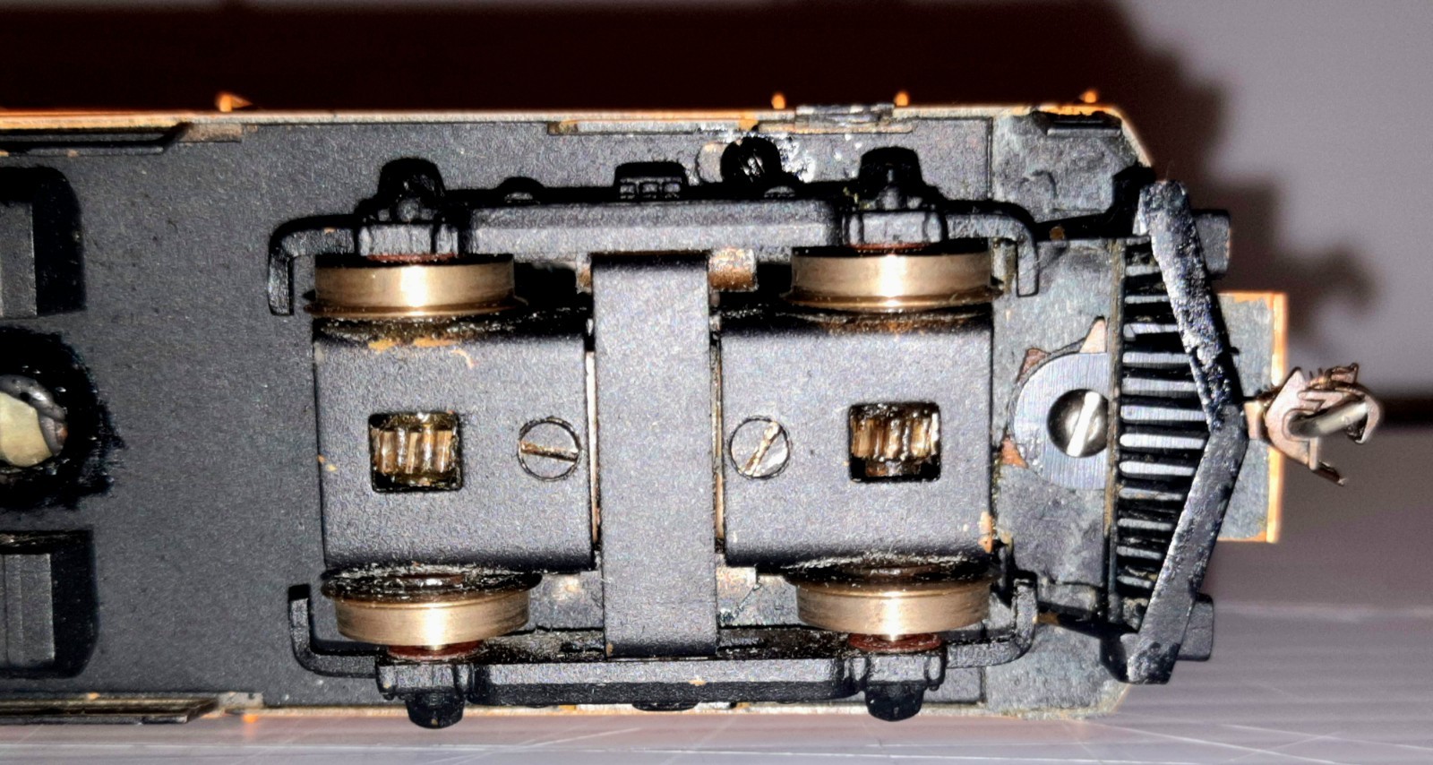 HO Brass Suydam #350 FJ&G #340 Brill Gas-Electric Doodlebug CP Interior