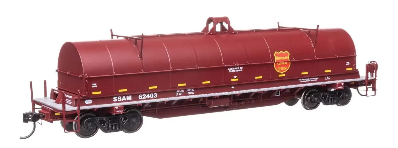 **WalthersProto 105716 – HO Scale 52′ NSC Type II Single-Hood Coil Car – WC RR