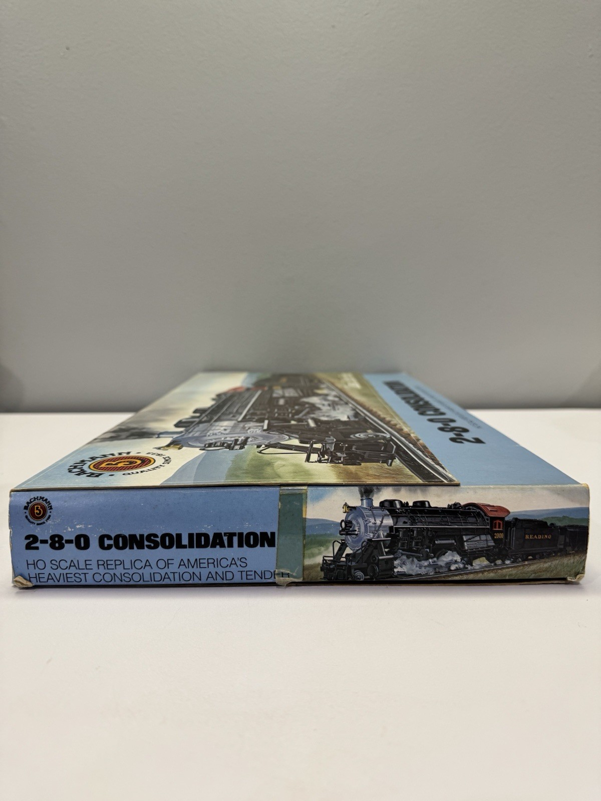 Bachmann 530-02 SANTA FE 2-8-0 Consolidation Locomotive & Tender HO Open Box