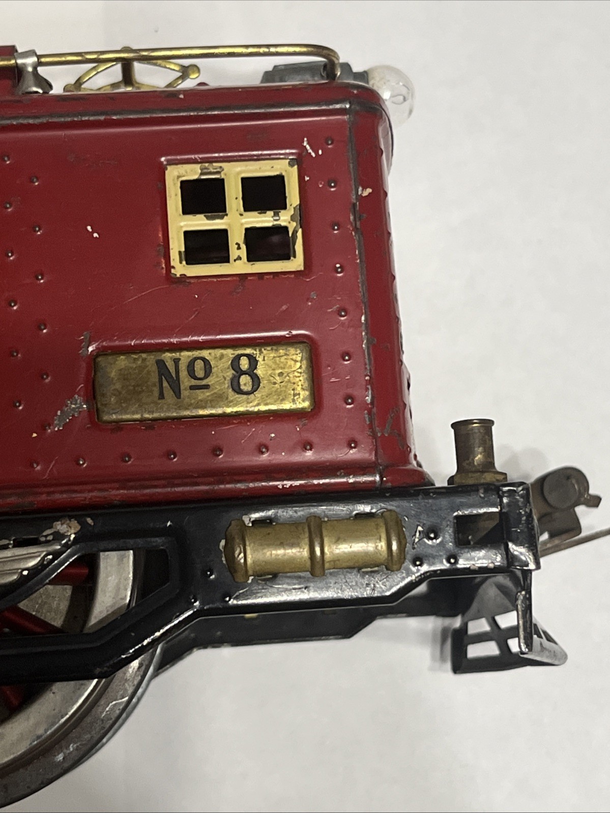 🔥 Antique Lionel Super Motor No. 8 Red Electric Engine Standard track