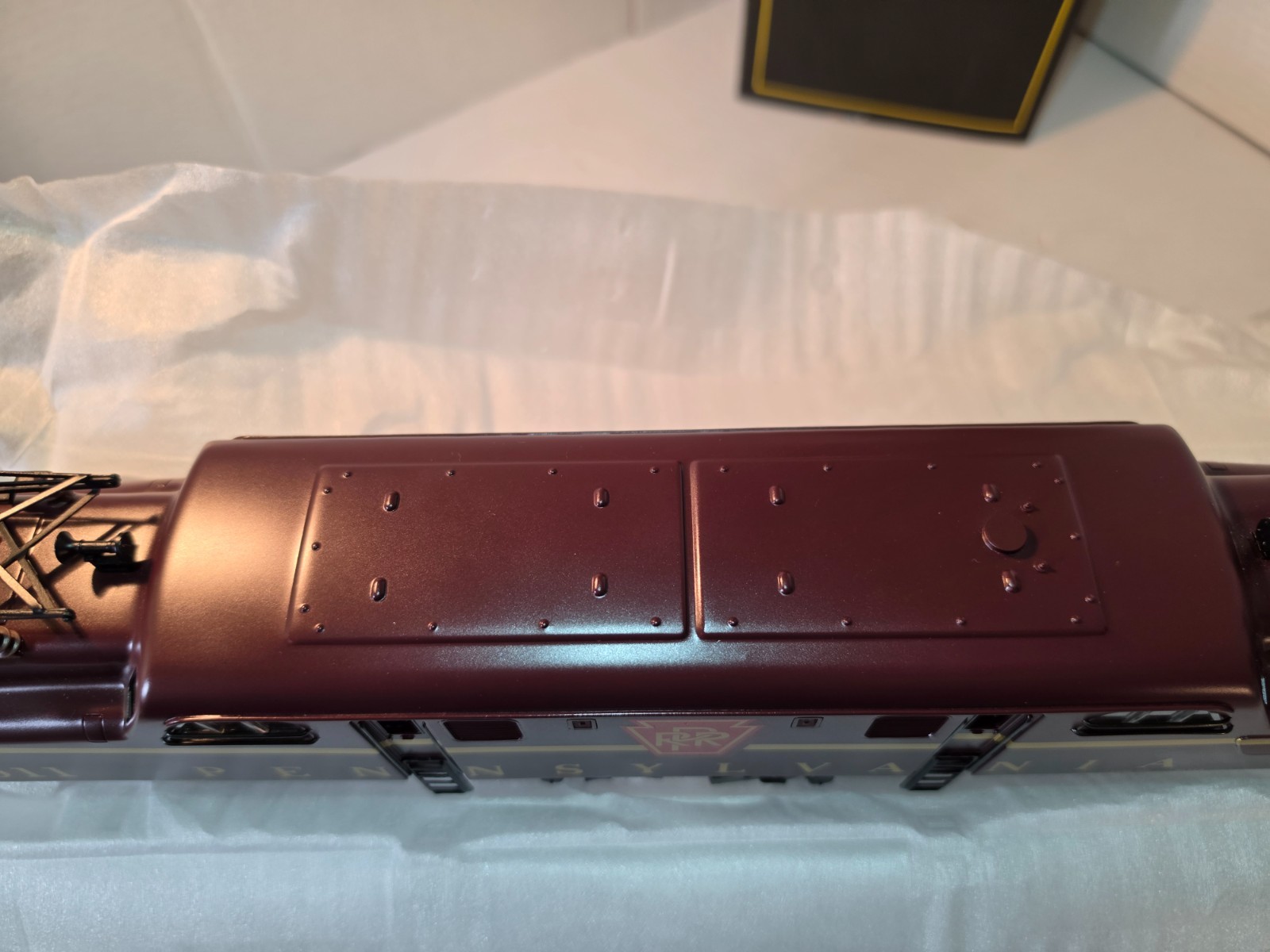 Weaver Pennsylvania “PRR” RR BRASS GG-1 Tuscan Red Electric Locomotive MINT COA