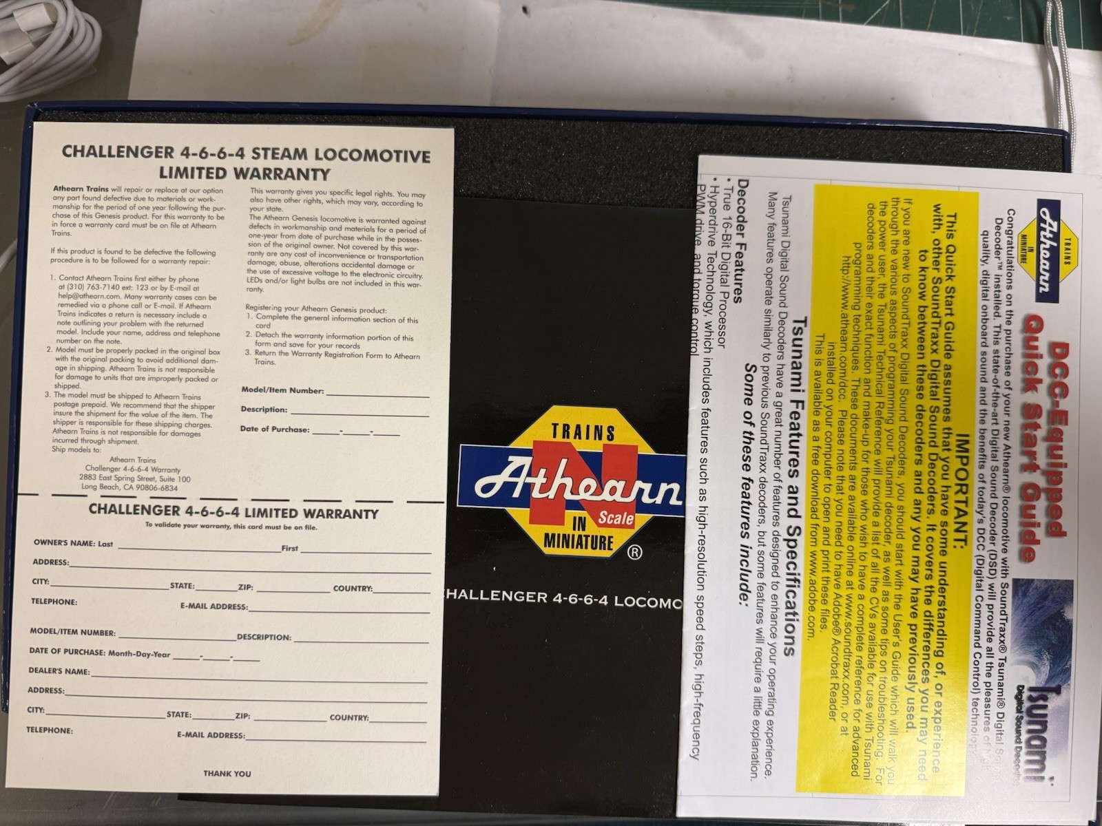 Athearn 4-6-6-4 Challenger Dcc And Sound BNIB Read Description
