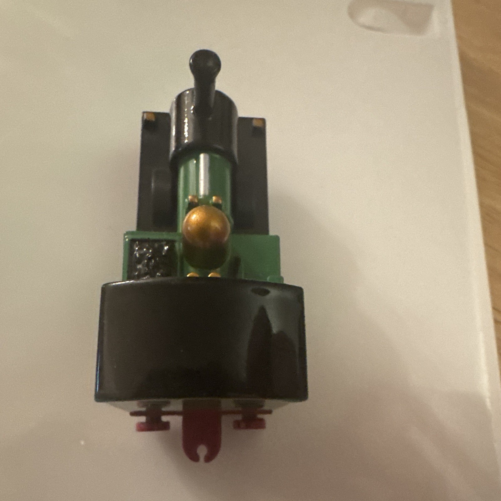 Smudger HO Gauge Steam Locomotive Engine Toy Train, Green/Black/Red