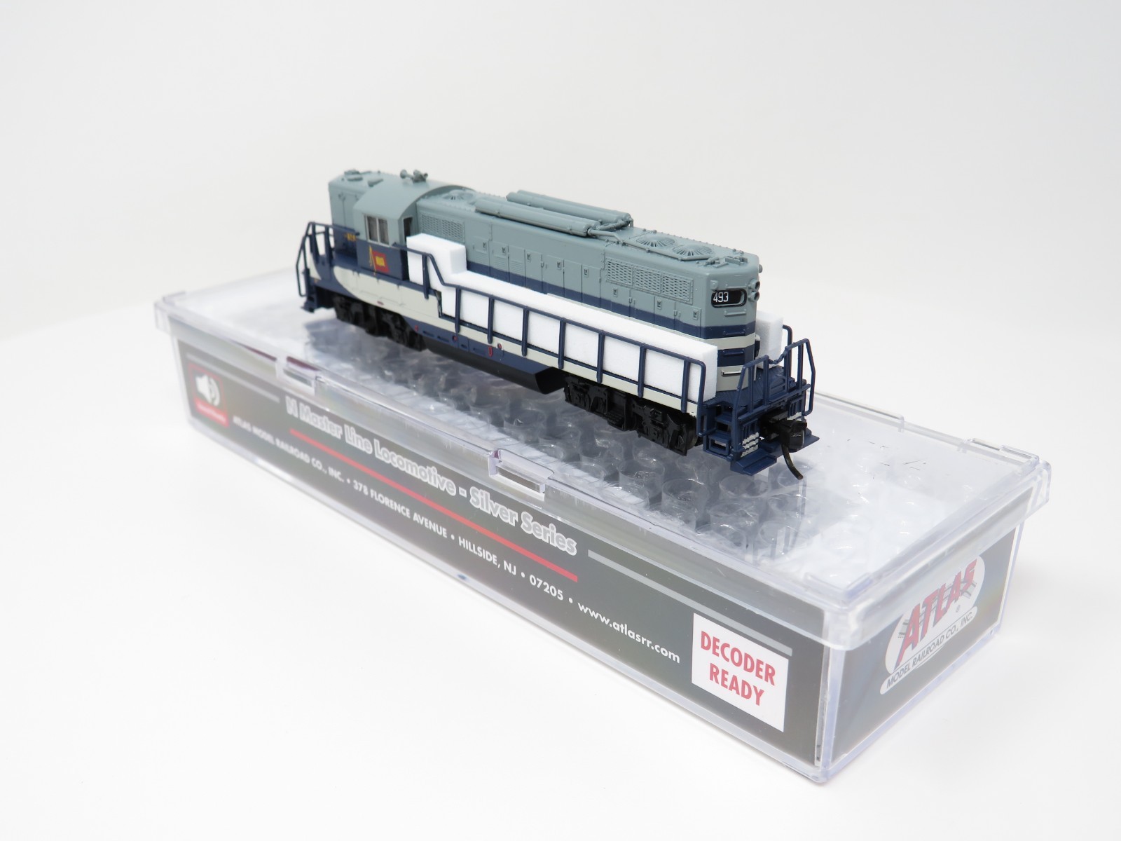 Atlas N 40005354 Wabash Railway #493 EMD GP-9TT Diesel Locomotive Torpedo Tube
