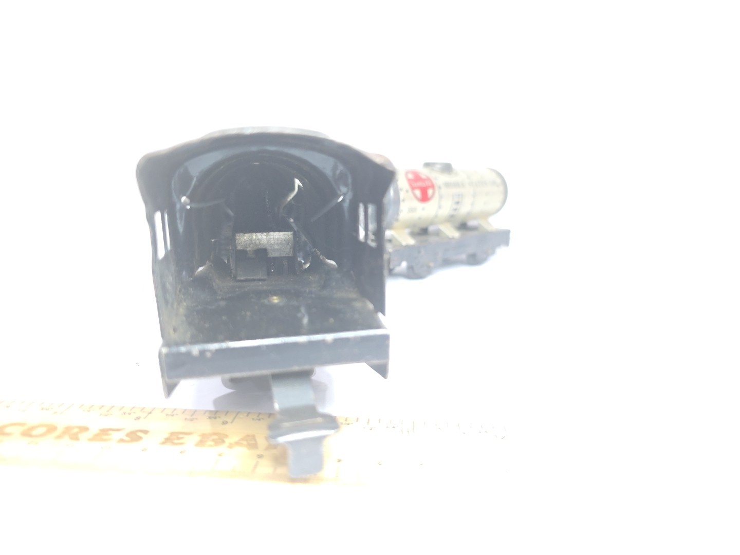 MARX Pre War O Gauge Pressed Steel Wind Up Locomotive *NO KEY* Tested Works Tank