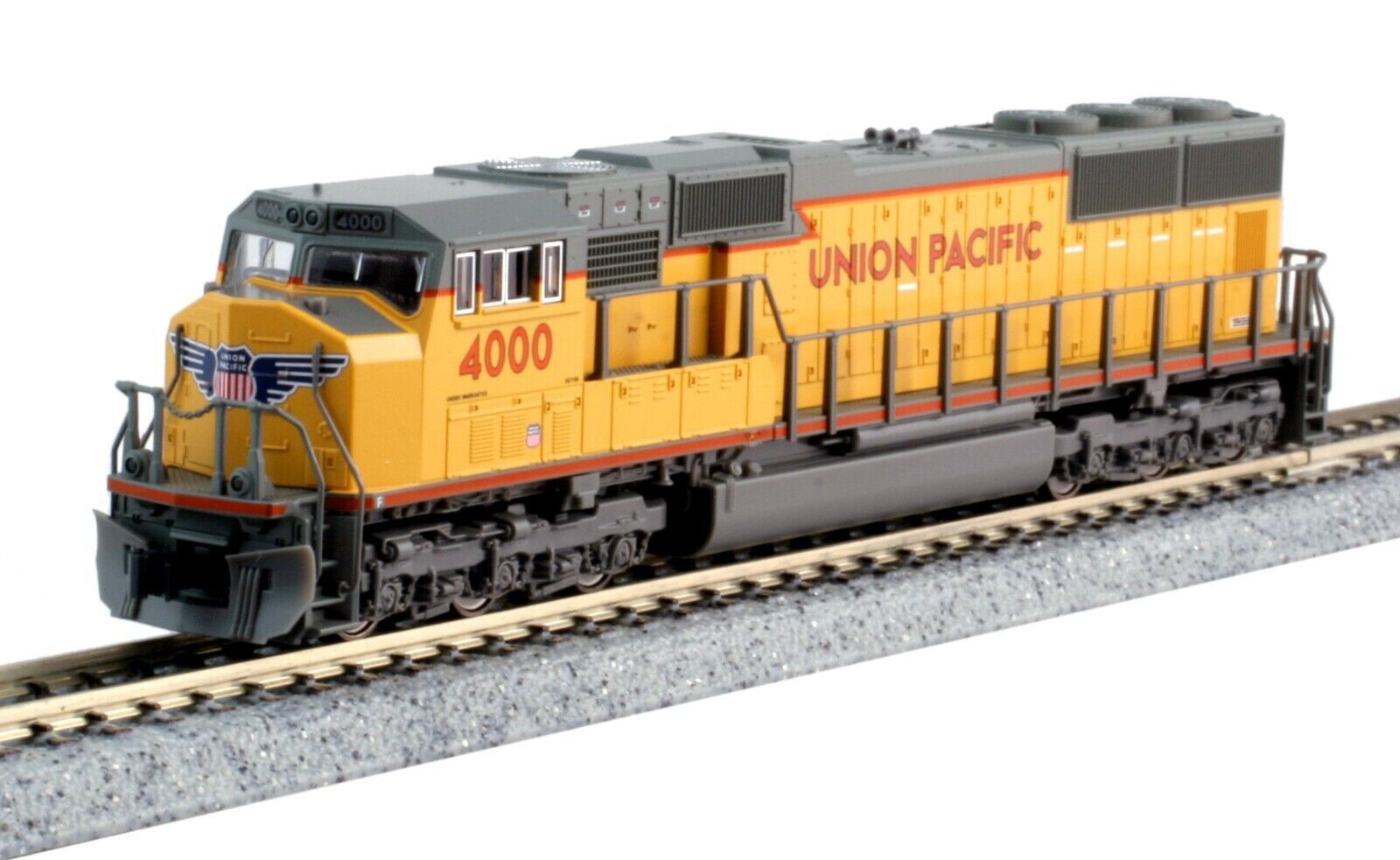 KATO 1767615DCC N SCALE Union Pacific 4364 SD70M Flat Radiator 176-7615-DCC