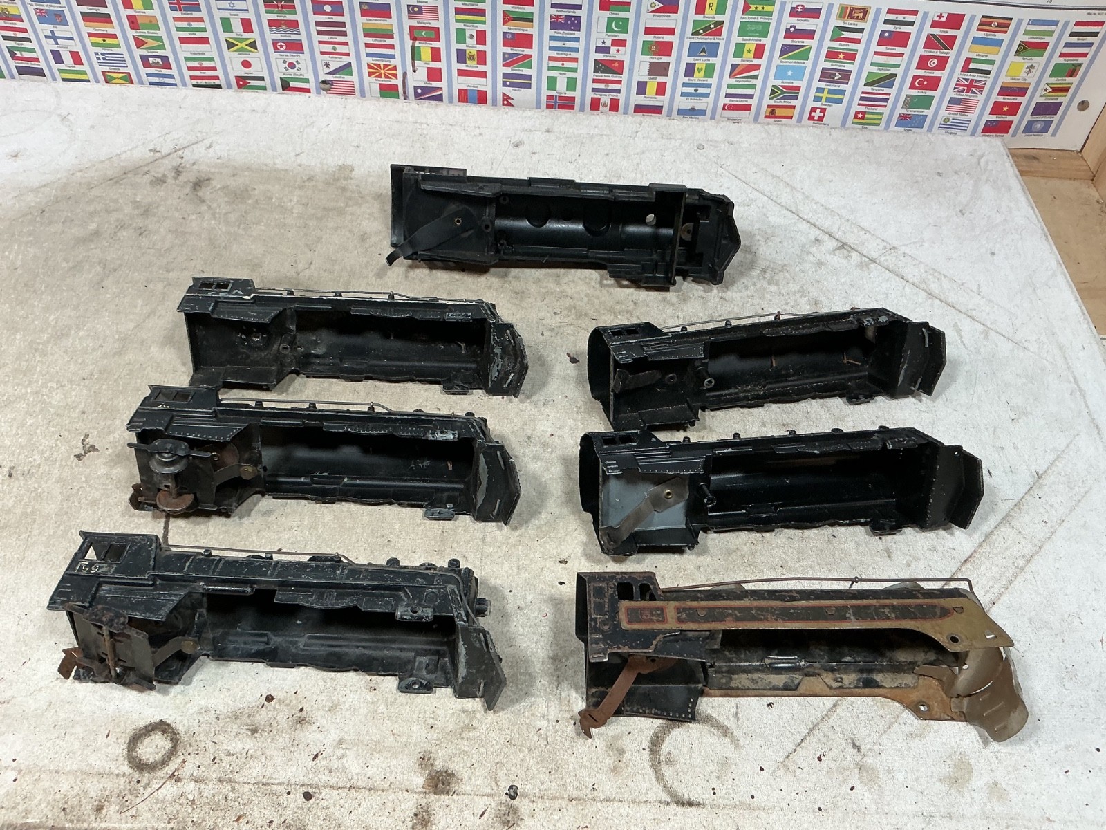 Marx O scale Postwar – Steam Engine Shell PARTS lot