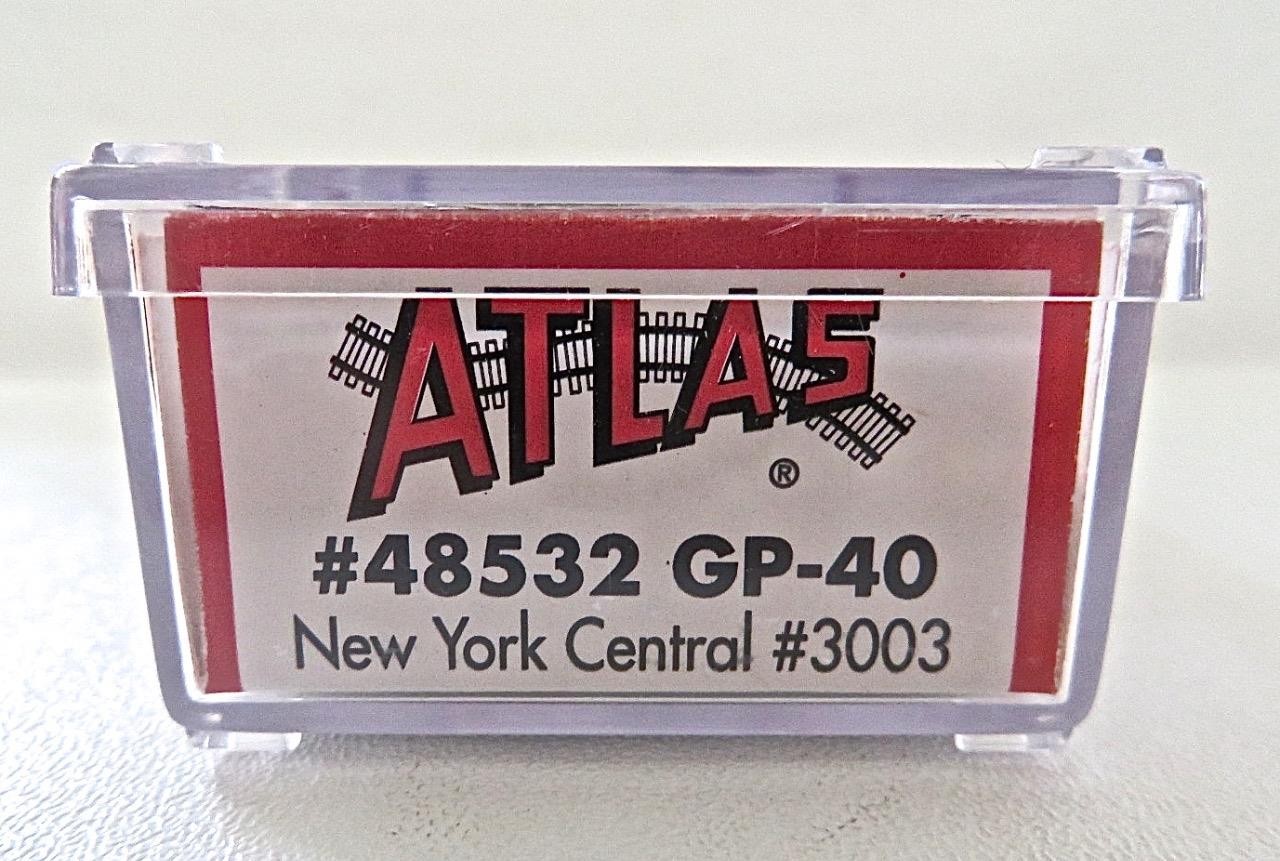 N Gauge Atlas 48532 New York Central GP-40 Powered Diesel Cab 3003 Brand New