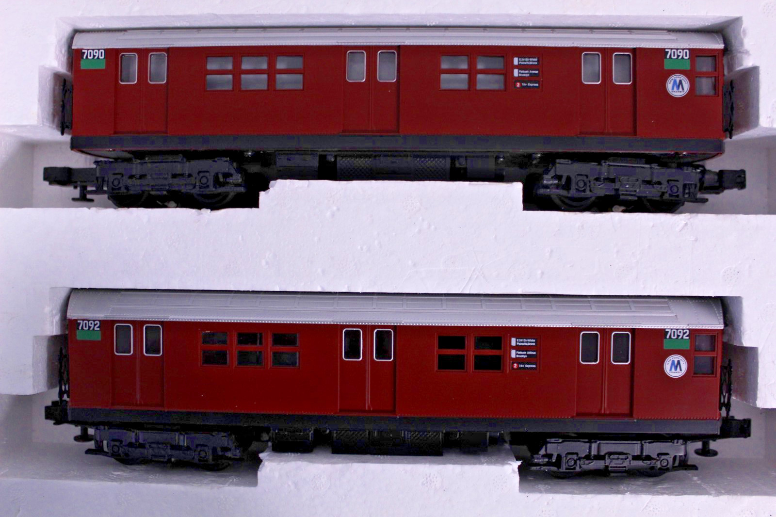 MTH Rail King 30-2198-1 MTA R21 4-Car Subway Set w/Proto-Sound 2.0 – New!!