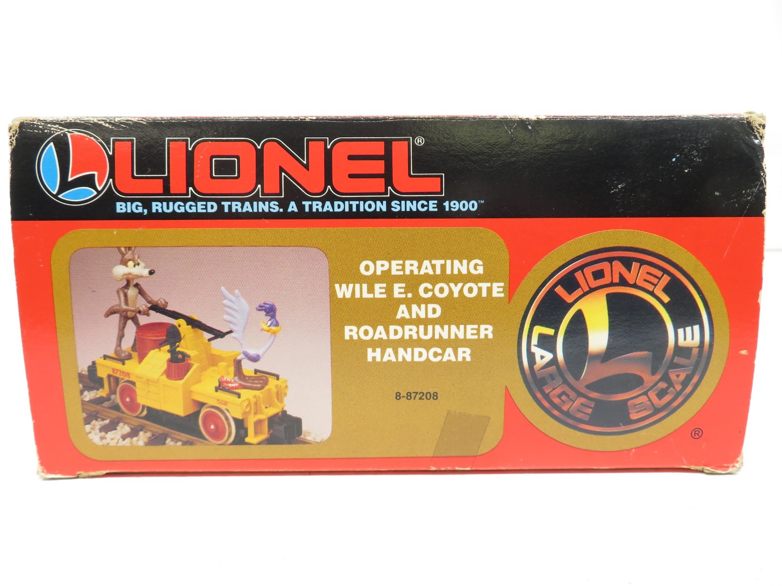 Lionel 8-87208 Looney Toons Roadrunner & Coyote Handcar LN