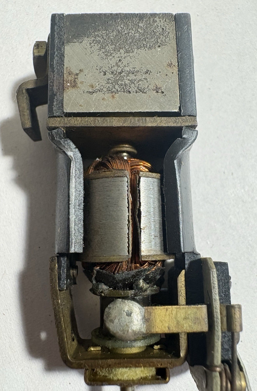 Vintage KTM Japan O Scale Brass Locomotive Heavy Duty Per-Mag 7-Pole DC Motor