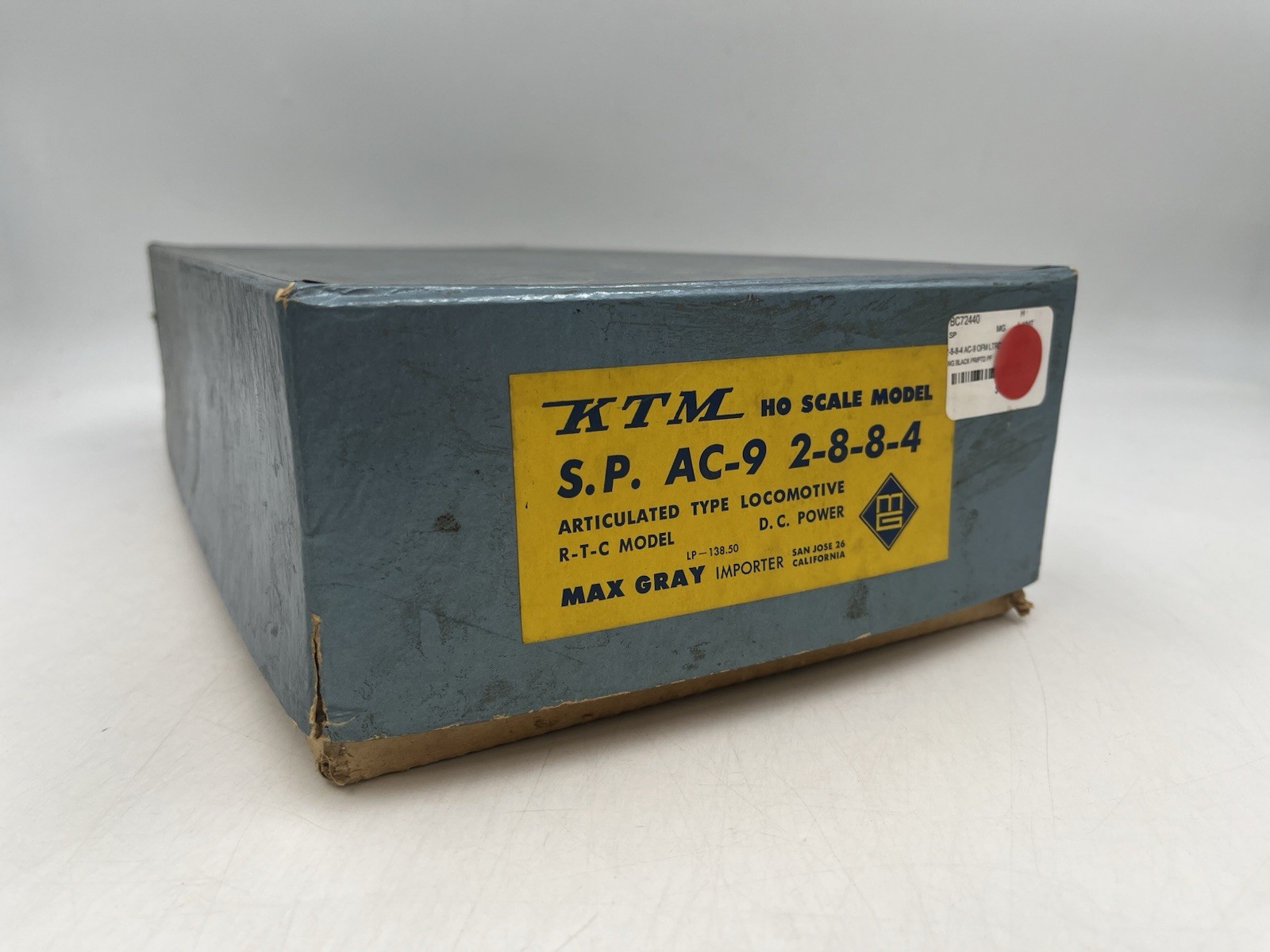 Ktm Ho Scale S.p Ac-9 2-8-8-4 Articulated Rtc Model Lp 3744 Painted
