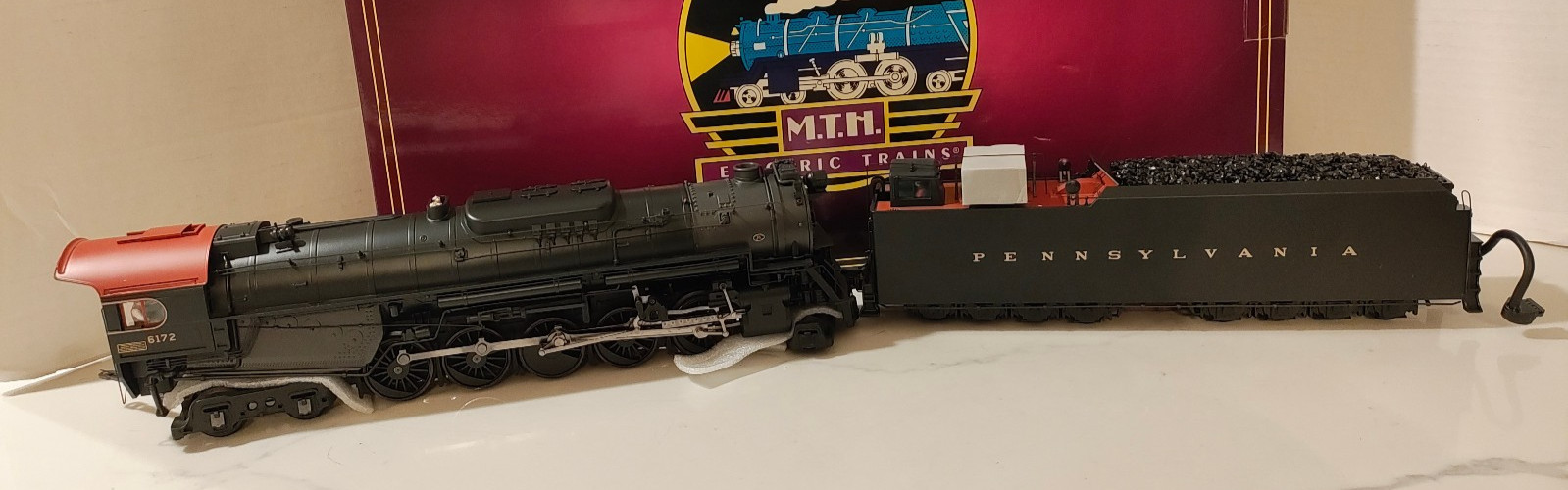 MTH 20-3171-1 Pennsylvania J-1 Steam Engine, Untested, AS IS