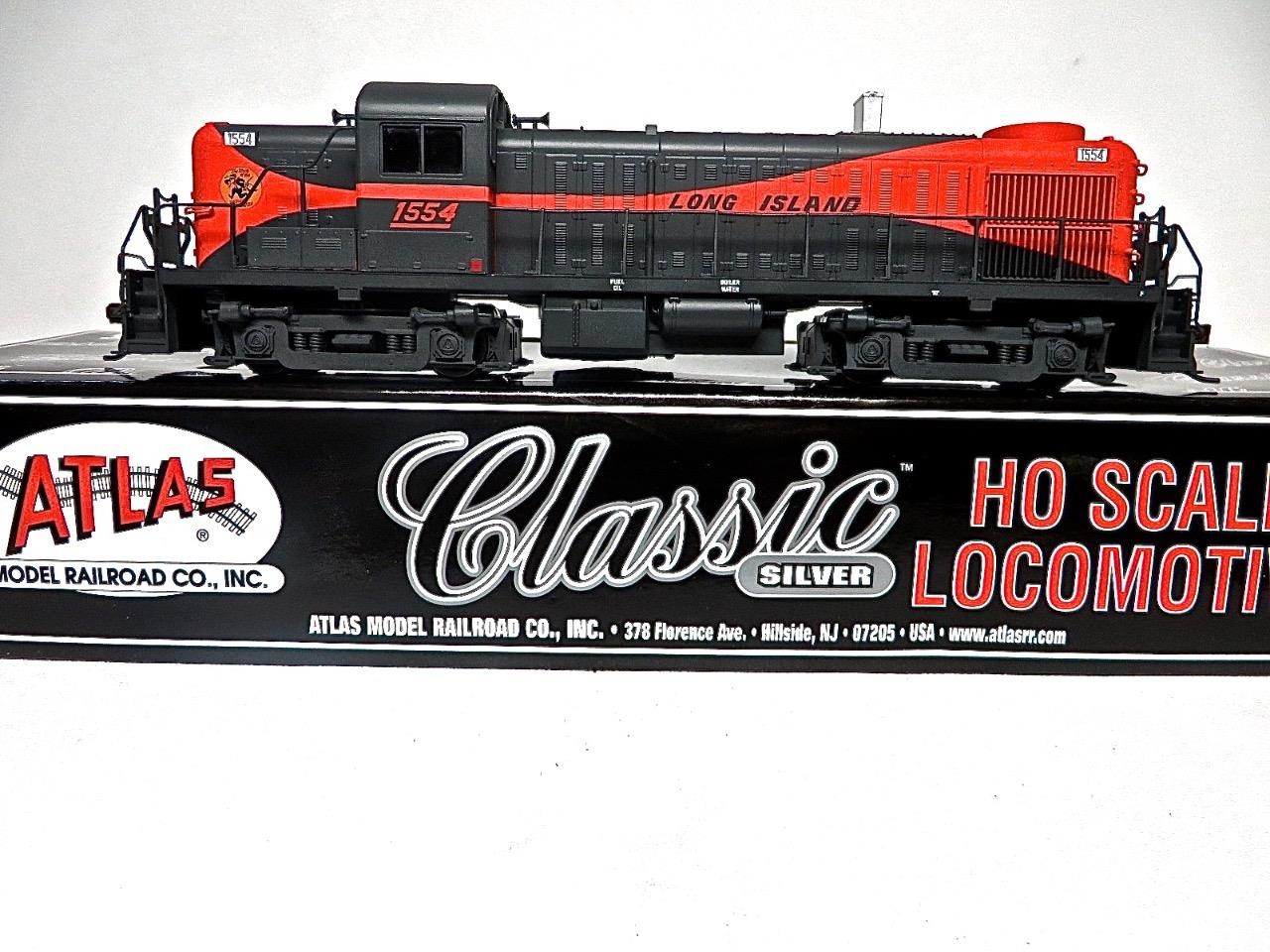 HO Atlas Silver Classic 10-001-298 Long Island RR RS-3 Diesel Cab 1554 Brand New