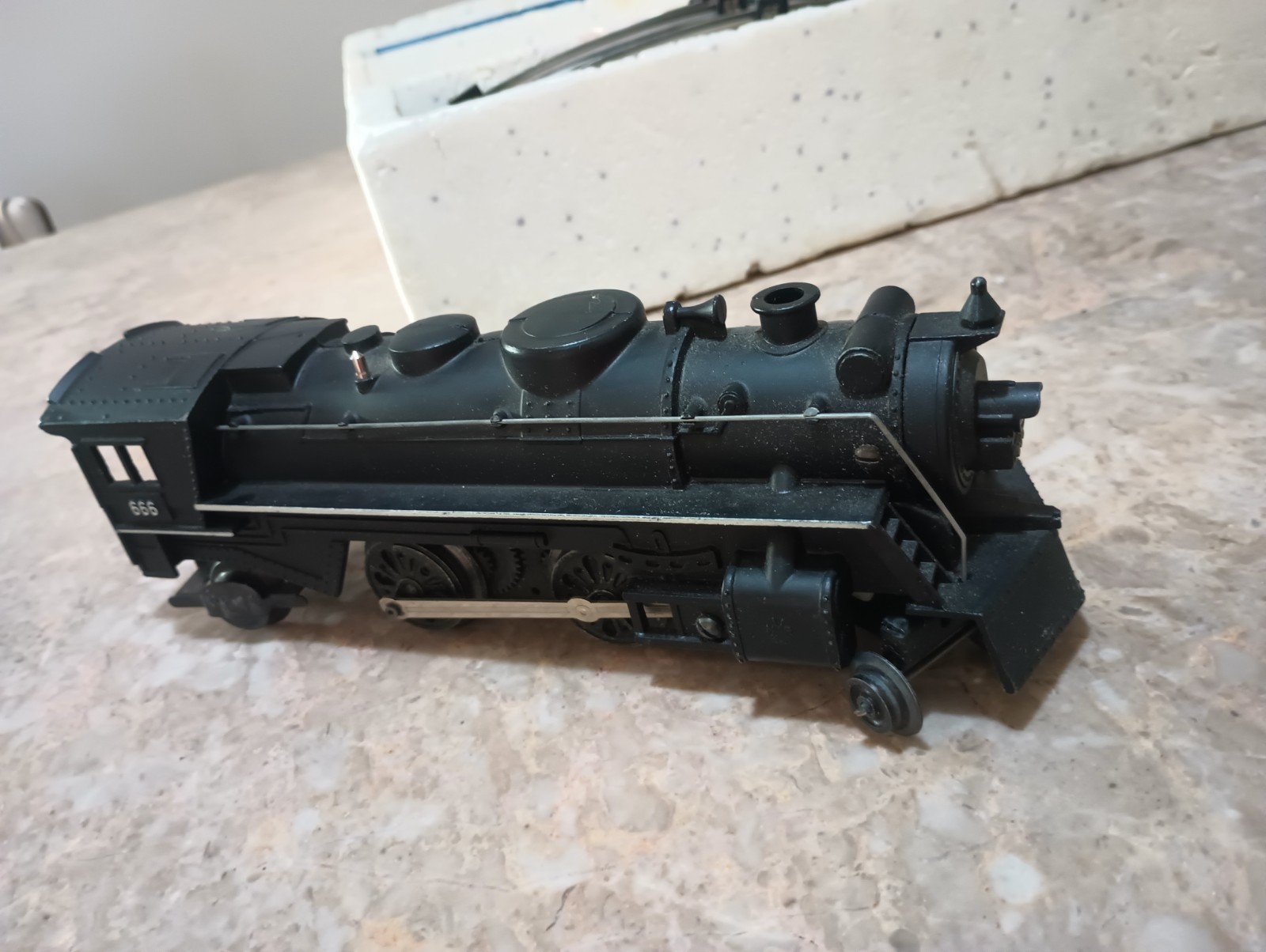 Vintage Marx 666 Steam Engine Train 52875 Set With Original Box (UNTESTED)