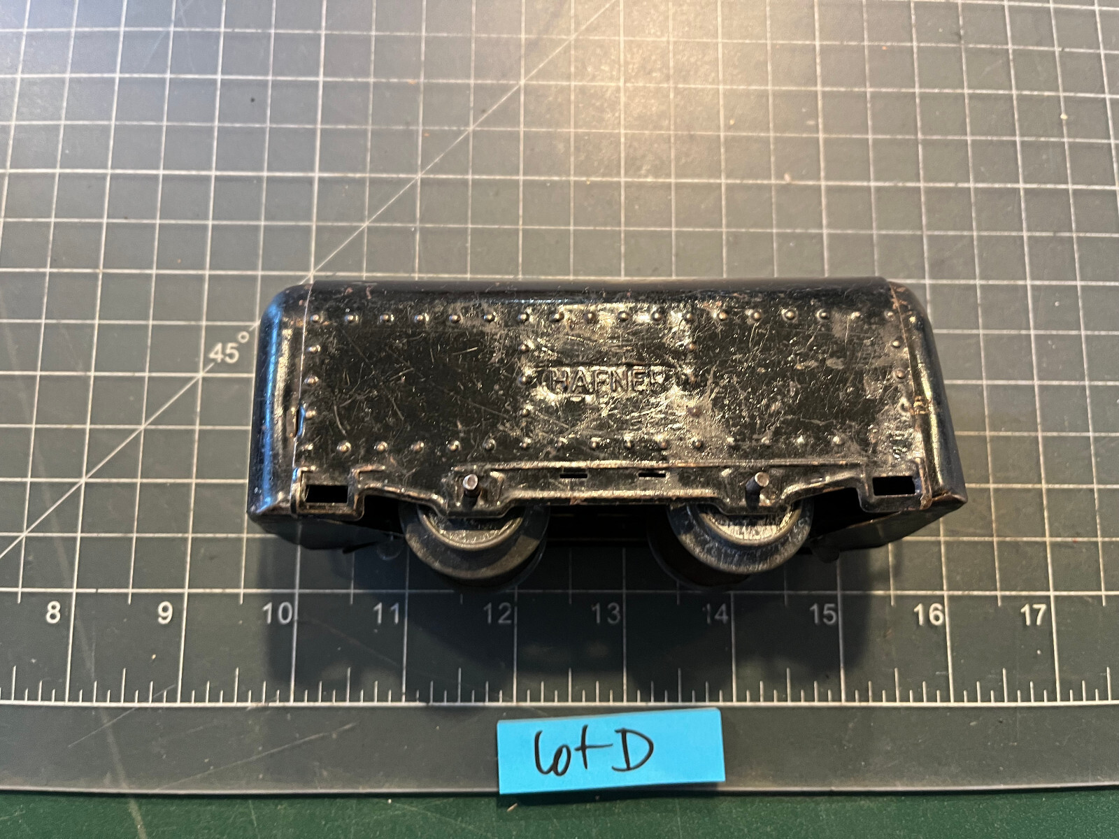 Train Hafner Wyandotte Overland Flyer BLACK RIVET TENDER 4 Wheel Tinplate Lot D