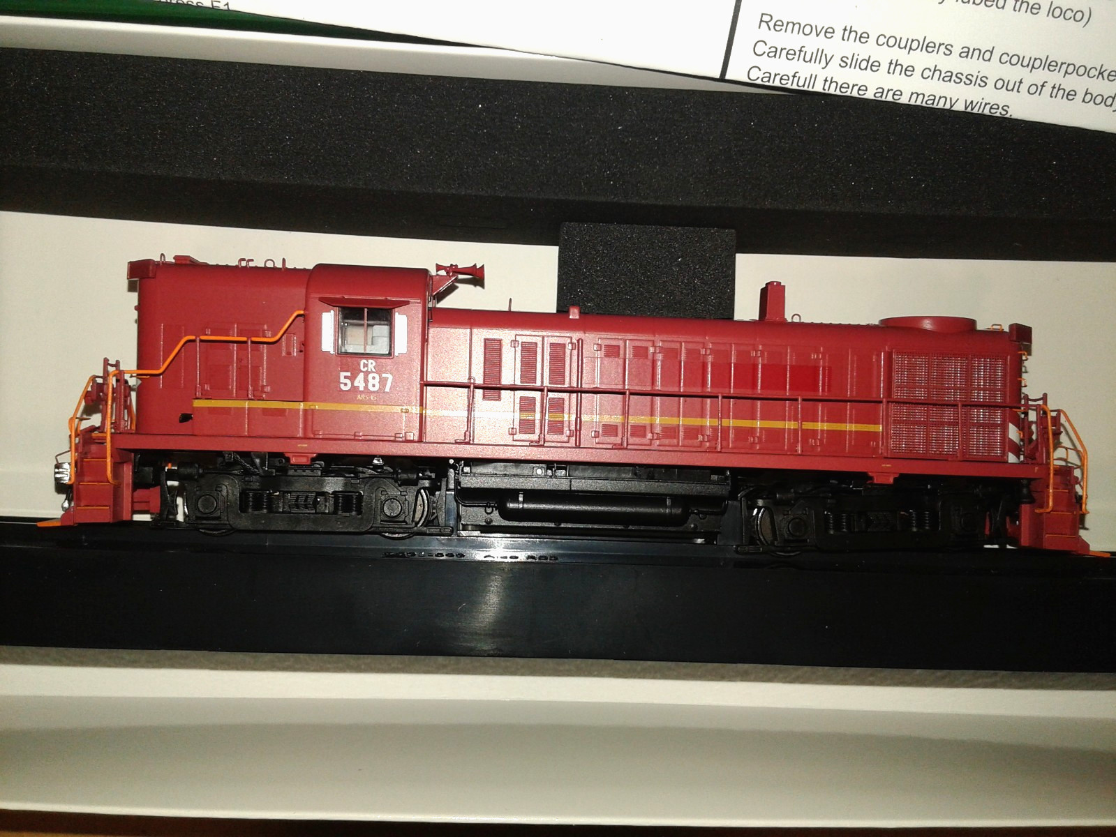 HO SCALE BOWSER ALCO RS-3 HAMMERHEAD CONRAIL EX. LV #5487 25249