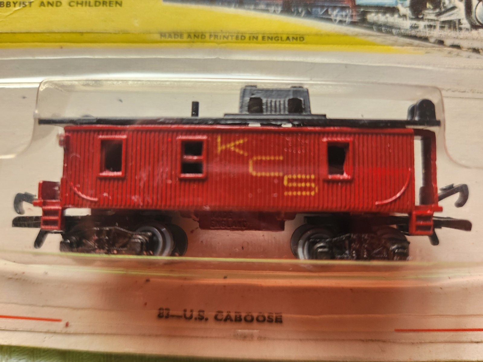 Lone Star Treble-O-Trains 83 U.S. Caboose in Original Packaging