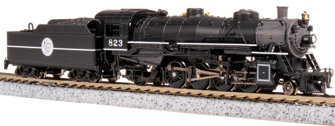 BROADWAY LIMITED 7851 N SCALE USRA LIGHT MIKADO, ACL 836, PARAGON4 SOUND/DC/DCC