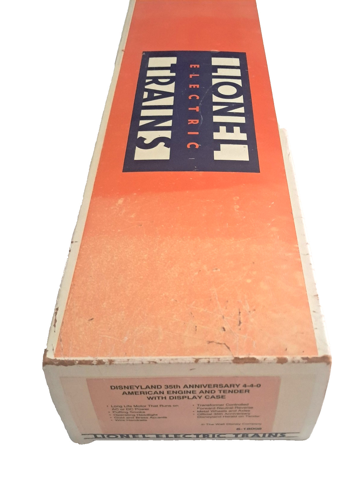 NIB Lionel 6-18008 Disneyland 35th Anniversary 4-4-0 American Engine and Tender