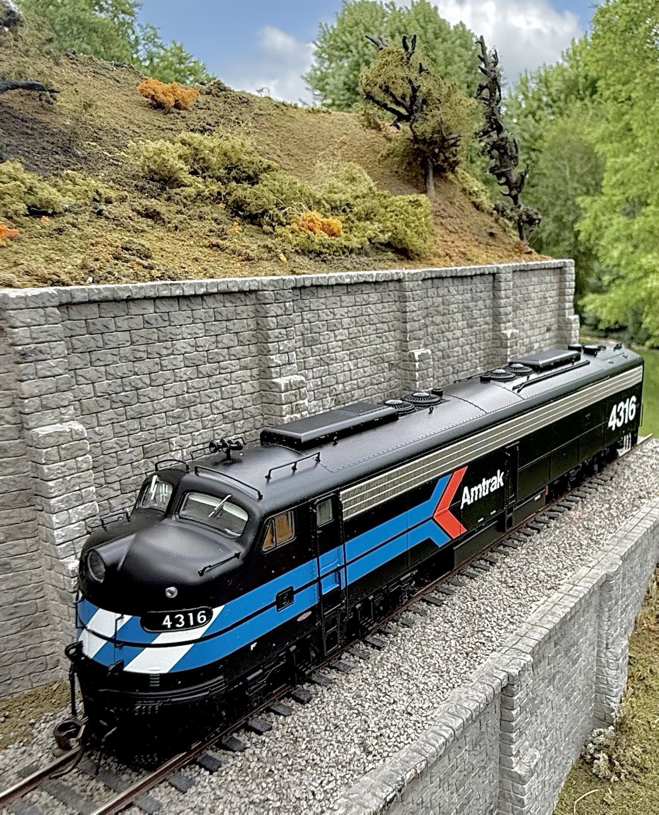 HO Scale Rapido Amtrak 50th Anniversary #4316 DC/DCC/Sound/LNIB