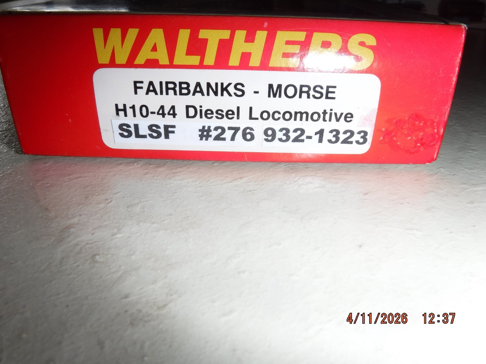 WALTHERS FAIRBANKS-MORSE HO FRISCO (SLSF) H10-44 DIESEL LOCOMOTIVE #276 NOS NEW!