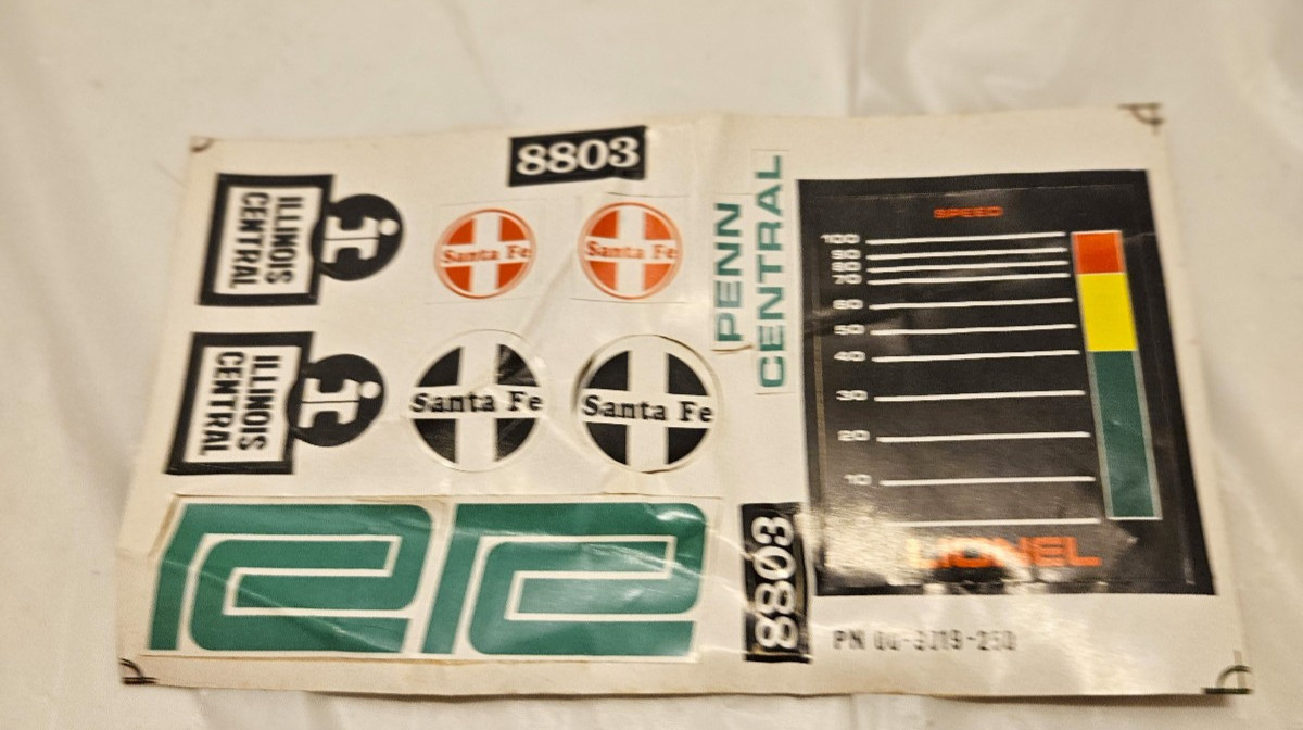 Lionel O27 1978 Workin’ on the Railroad Logging Empire 6-1862 w/decal sheet