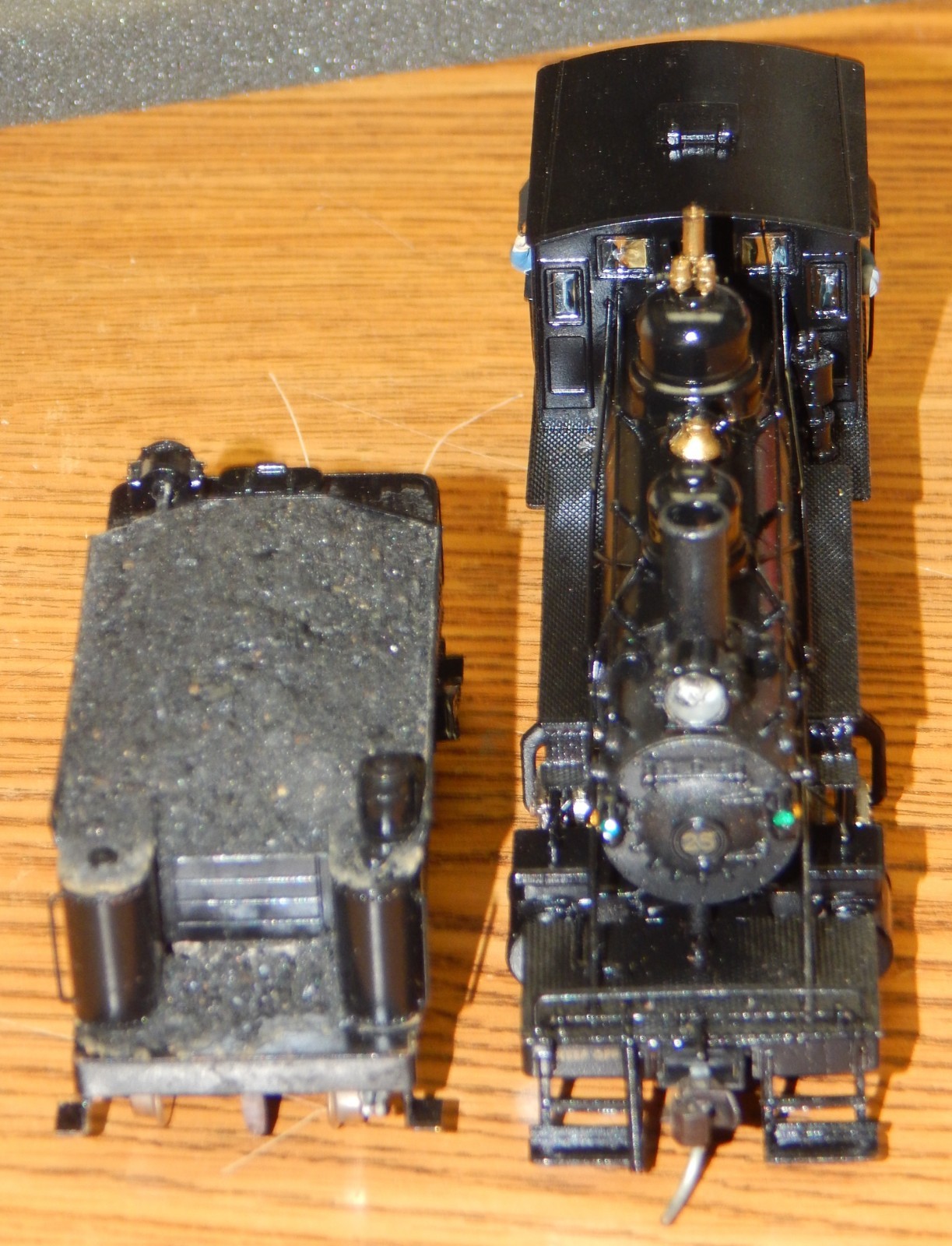 UNITED SCALE MODELS MA&PA 2-8-0 PAINTED BRASS ENGINE & TENDER USED IN BOX RUNS